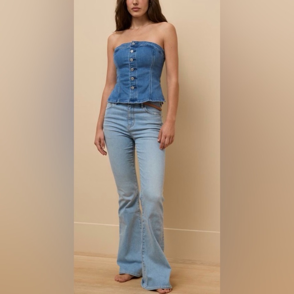 AE DENIM TUBE TOP